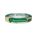 Duck Brand Duck 240349 0.70 in. x 60 yd General Use Masking Tape - pack of 24 12708